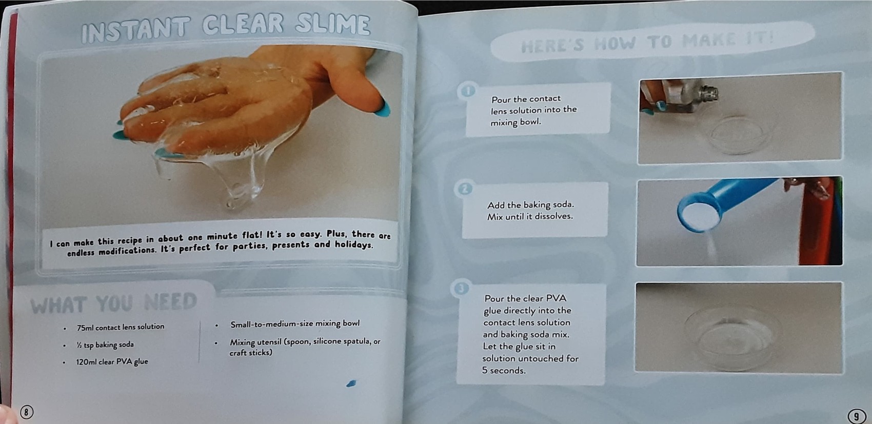 Activities Book Diy SLIME Next-Level/สภาพ 80-90%