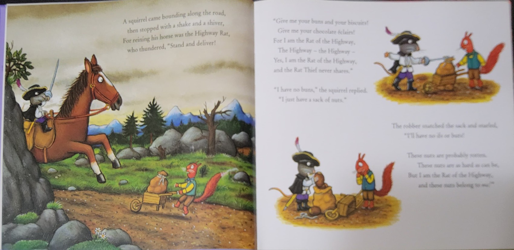 หนังสือนิทานปกแข็ง** ♥️THE HIGHWAY RAT BY JULIA DONALDSON AND AXEL SCHFFLER