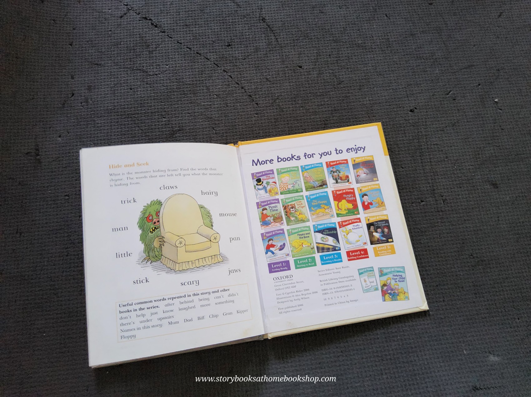 หนังสือนิทานปกแข็ง** 🍅🍓READ AT HOME 5a THE HAIRY-SCARY MONSTER