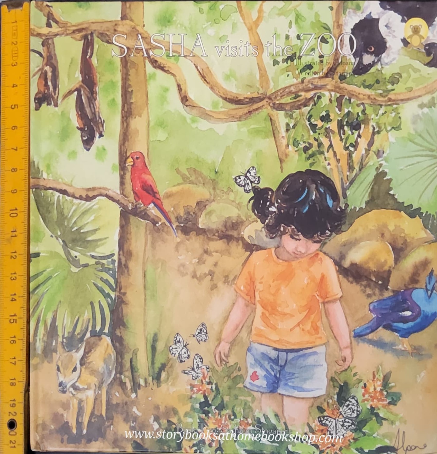 หนังสือนิทานปกแข็ง** 🍓🍓SASHA VISITS THE ZOO