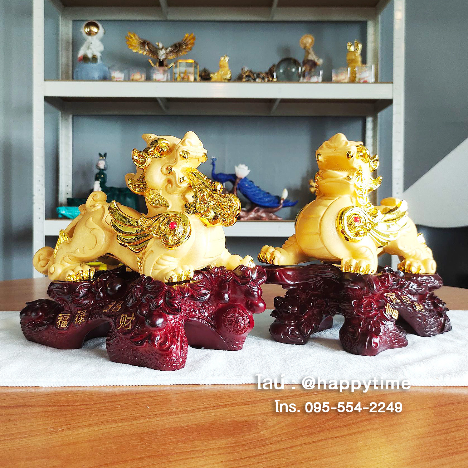 ปี่เซี๊ยะคู่เรียกทรัพย์ ของขวัญมงคลจีนเสริมความปัง