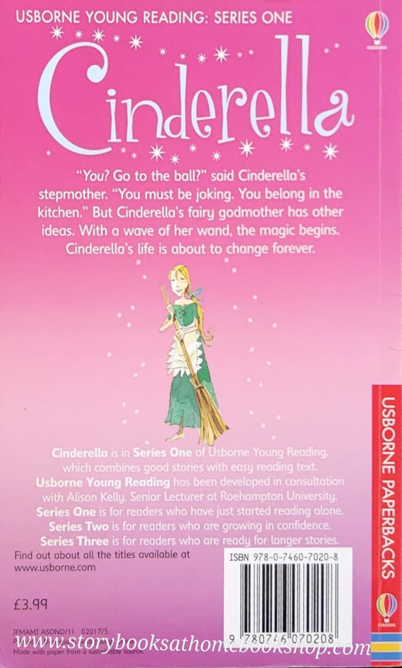 หนังสือนิทานปกอ่อน** ♥️USBORNE YOUNG READING: CINDERELLA