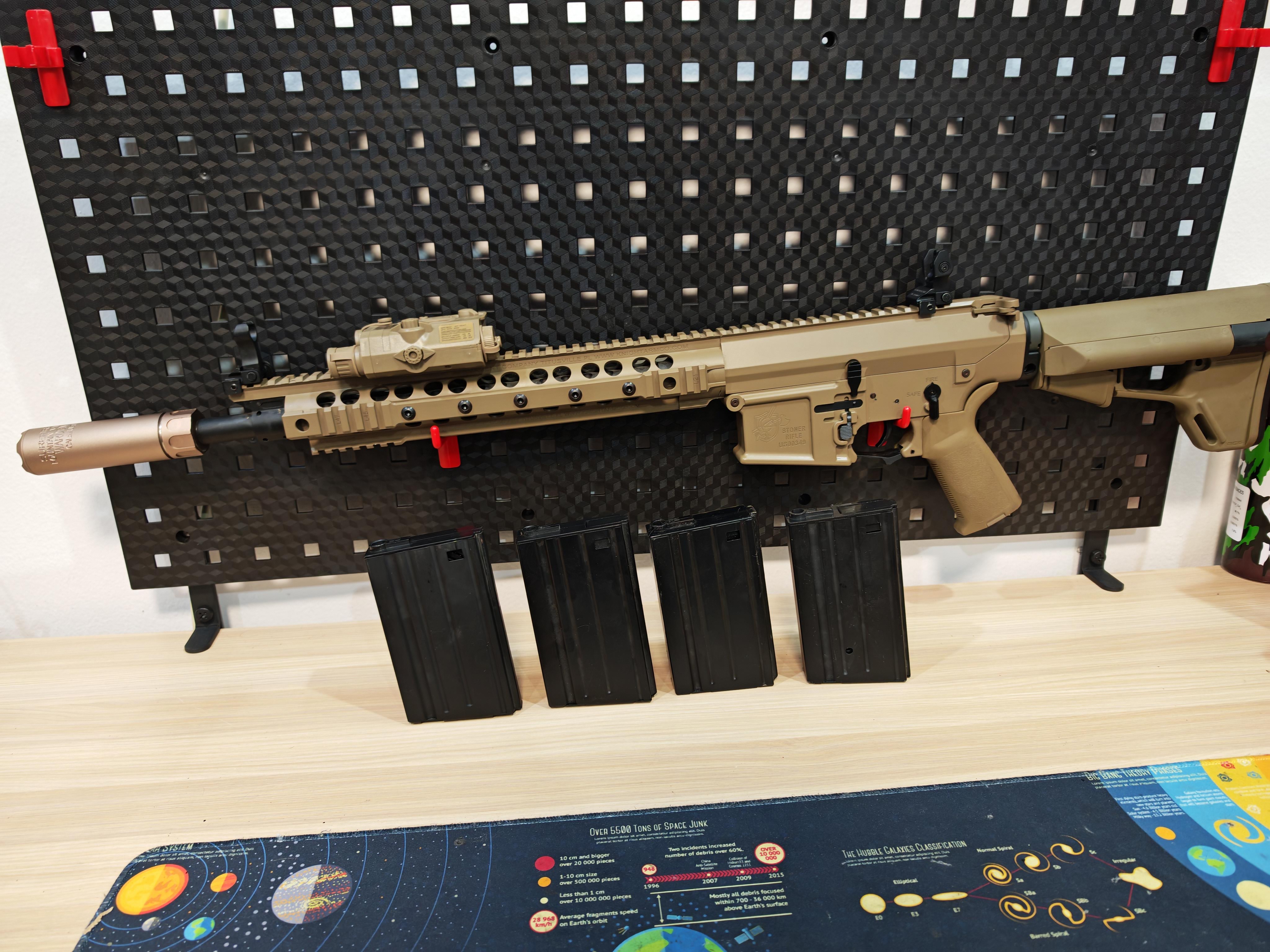 E&C 902-1 S2 M110 K1 Carbine บอดี้โลหะ Jr.Custom Gen 2 AEG BB Gun บีบีกัน Airsoft Gun ปืนอัดลม ปืนยาวไฟฟ้า มือสอง