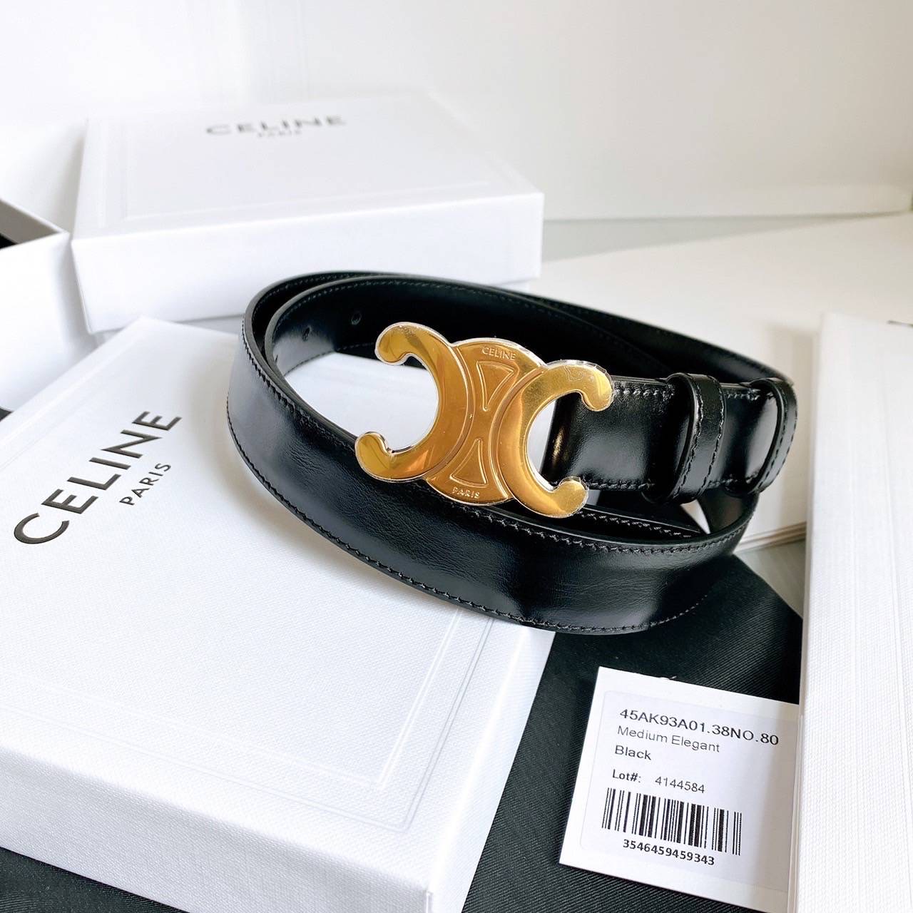 New Celine belt 2.5 cm Size 70,75,80,85 อุปกรณ์ กล่อง การ์ด ถุงผ้า ถุงกระดาษ