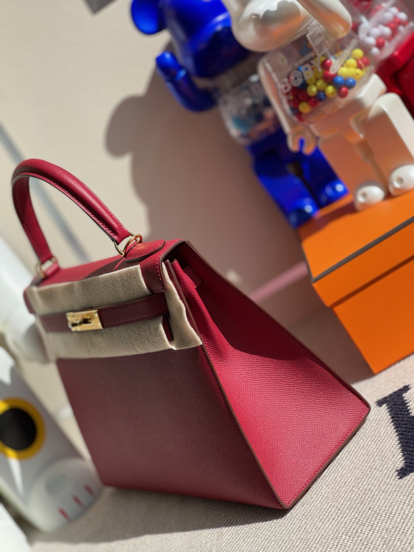 [Pre-order] Hermes Kelly 28 Rouge Grenat หนัง original Epsom งาน full handmade 100% คุณภาพ VIP เกรดดีที่สุด