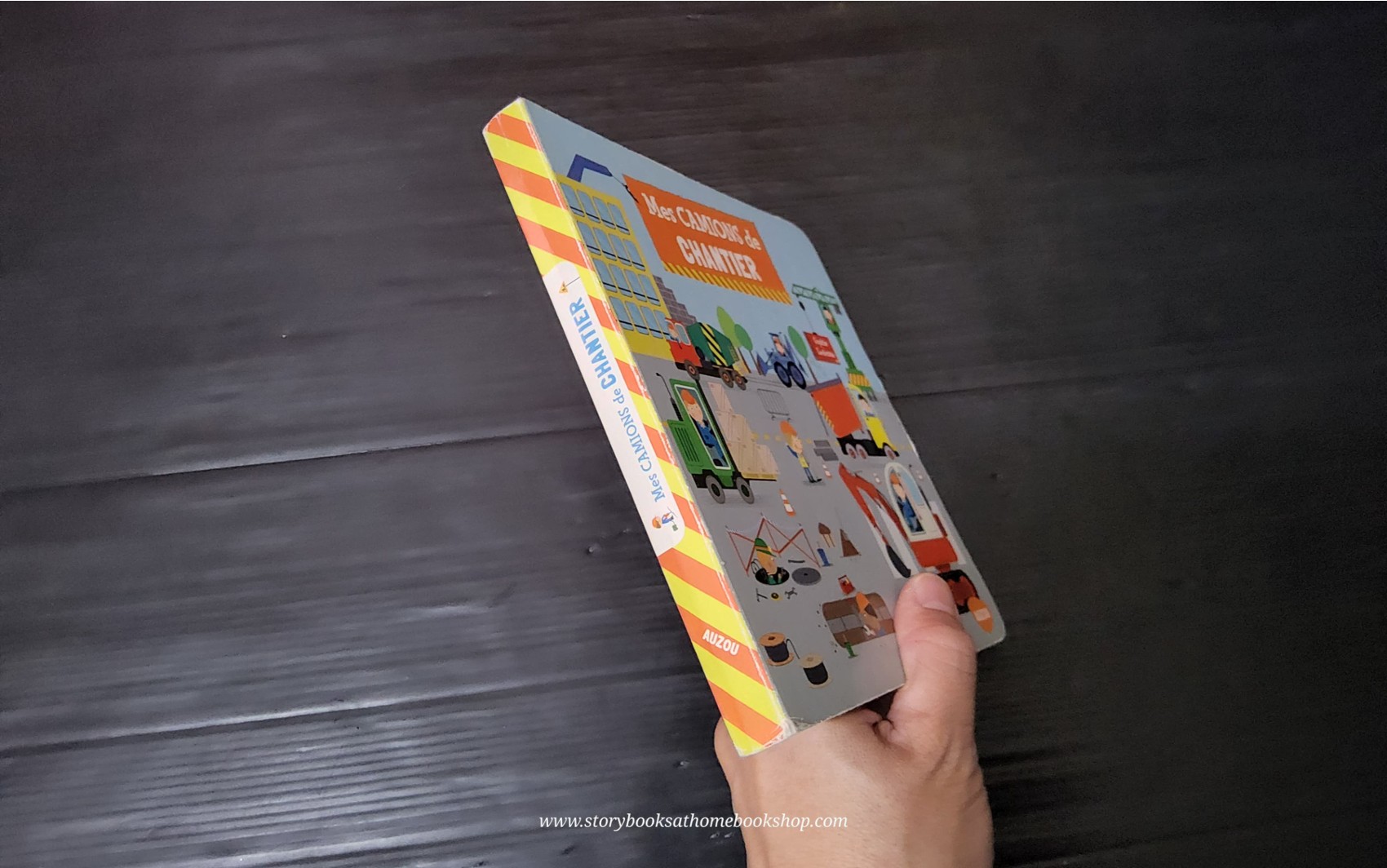 ภาษาฝรั่งเศษนะคะ ++SPECIAL BOOK++ **FRENCH Board Book** 🍅🍅MES CAMIONSDE CHANTIER (FRENCH)
