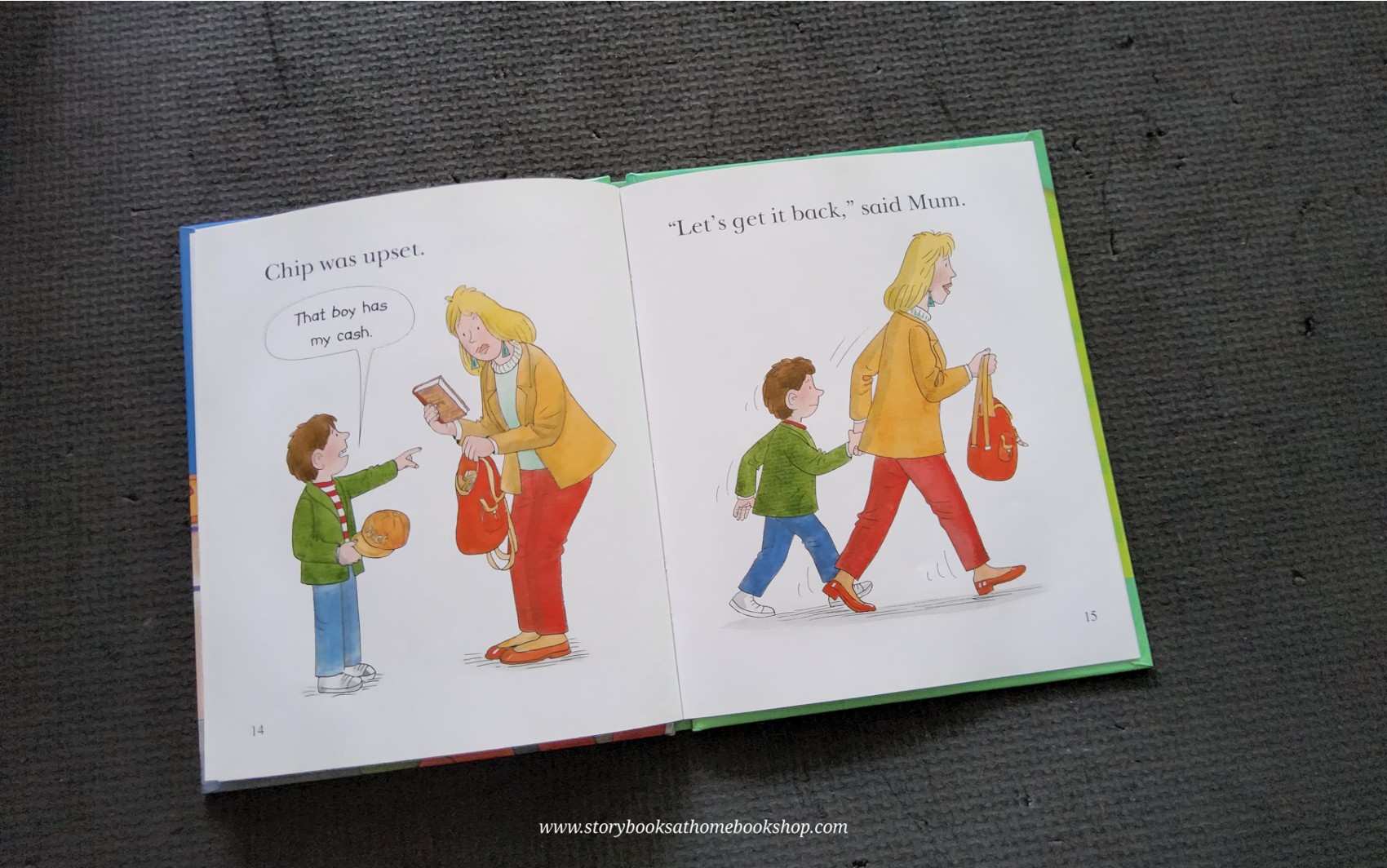 หนังสือนิทานปกแข็ง** 🍅🍅READ WITH BIFF,CHIP&KIPPER: THE BACKPACK PHONICS LEVEL3