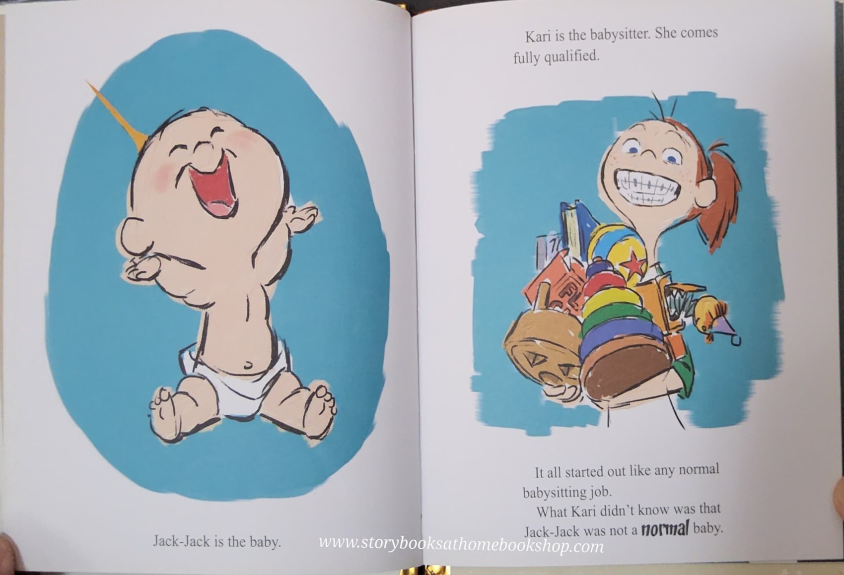 หนังสือนิทานปกแข็ง** 🍅🍅A TREASURE COVE STORY:THE INCREDIBLES JACK-JACK ATTACK