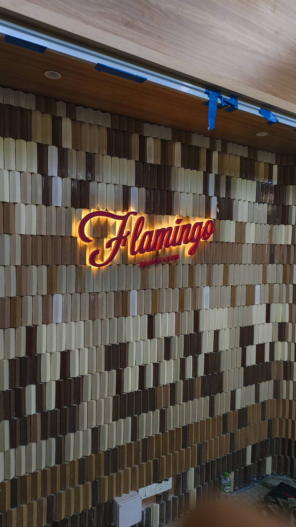 '' ป้าย Flamingo Beach Club '' 🔥