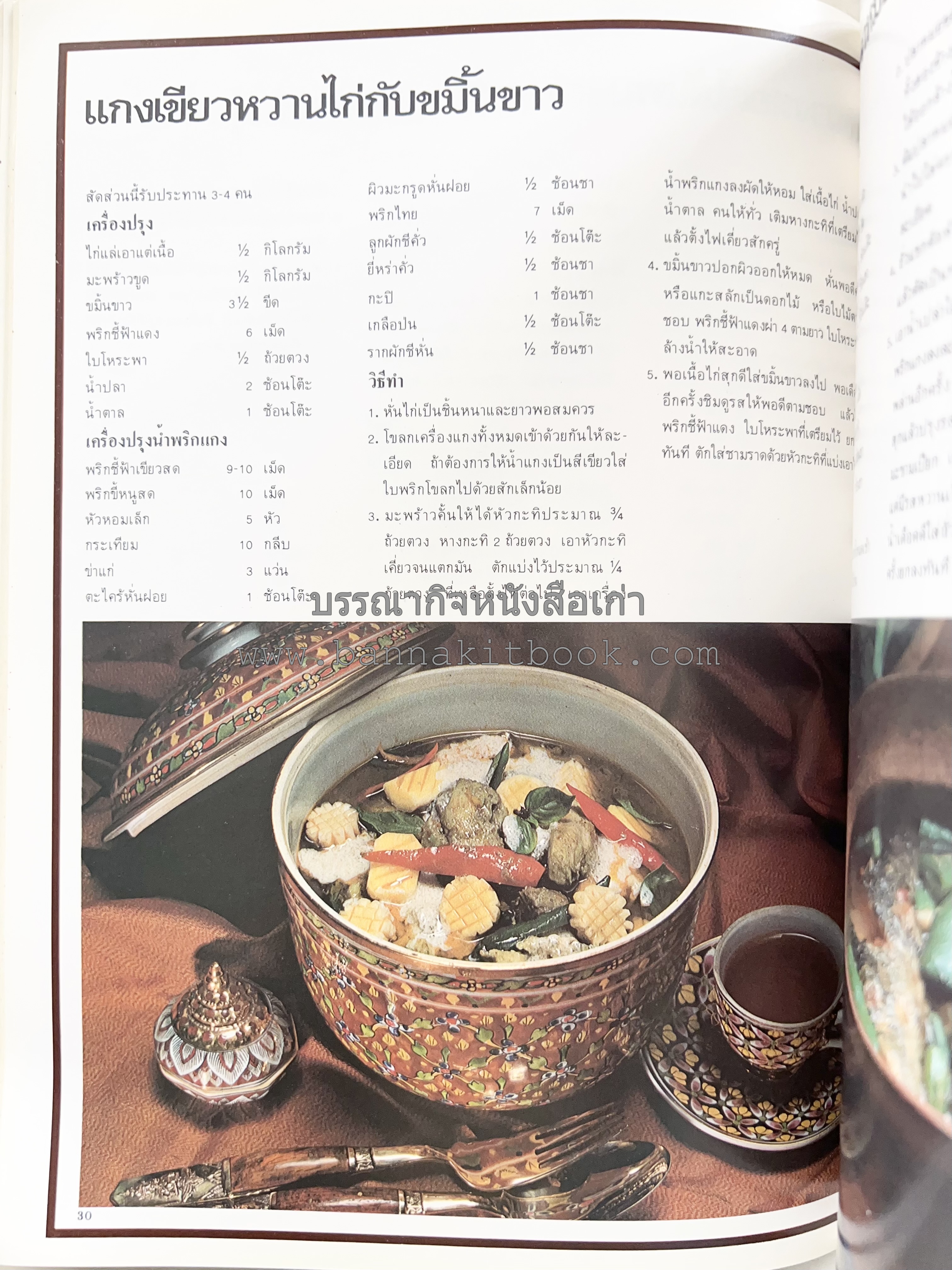 อาหารการกินของชาวรัตนโกสินทร์ โดย : ศาสตราจารย์ คุณหญิงเต็มสิริ บุณยสิงห์ (ตำราอาหารคาว อาหารว่าง ของหวาน).