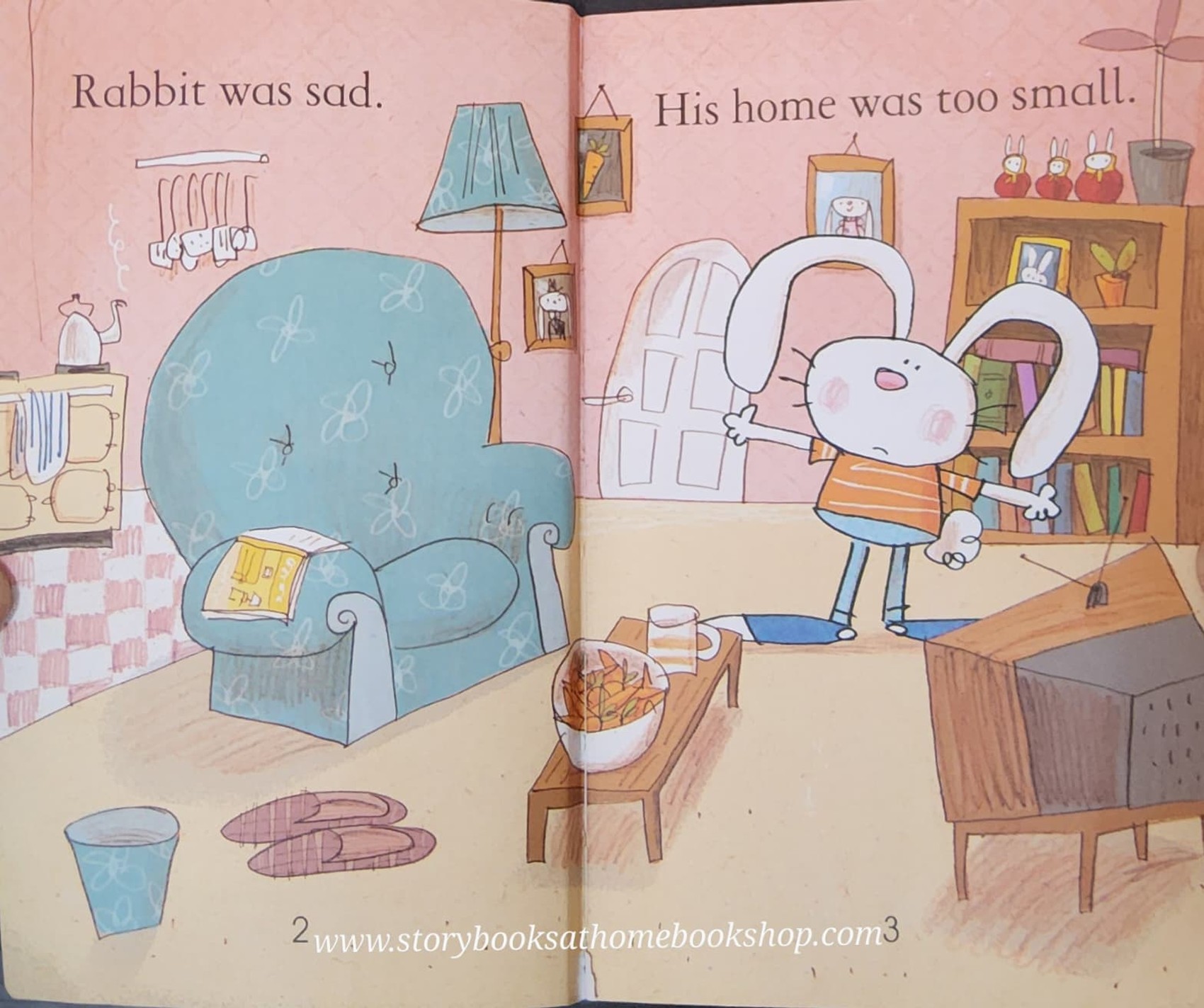 หนังสือนิทานปกอ่อน** 🍅🍅USBORE FIRST READING:THE RABBIT'S TALE