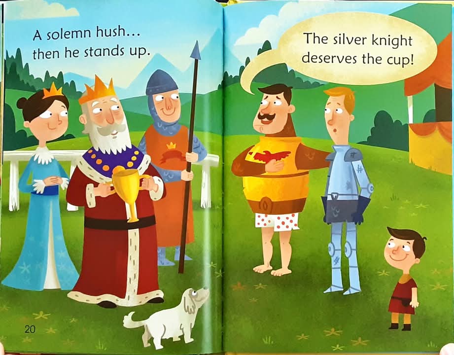 หนังสือนิทานปกแข็ง** 🍅🍓USBORNE VERY FIRST READING:KNIGHT FIGHT