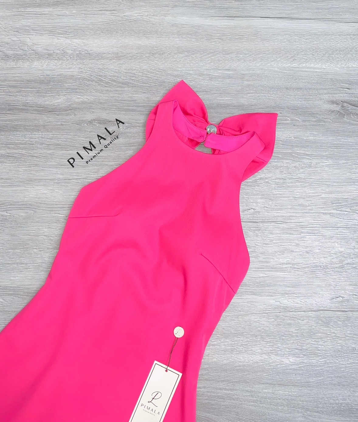 เดรส+เข็มกลัดโบว์ เดรสแขนกุดทรงเรียบๆแต่น่ารักมากกก