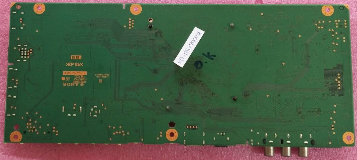 เมนบอร์ดทีวีโซนี่ SONY ของแท้มือสองถอดจากเครื่อง รุ่นKD-55X7000G