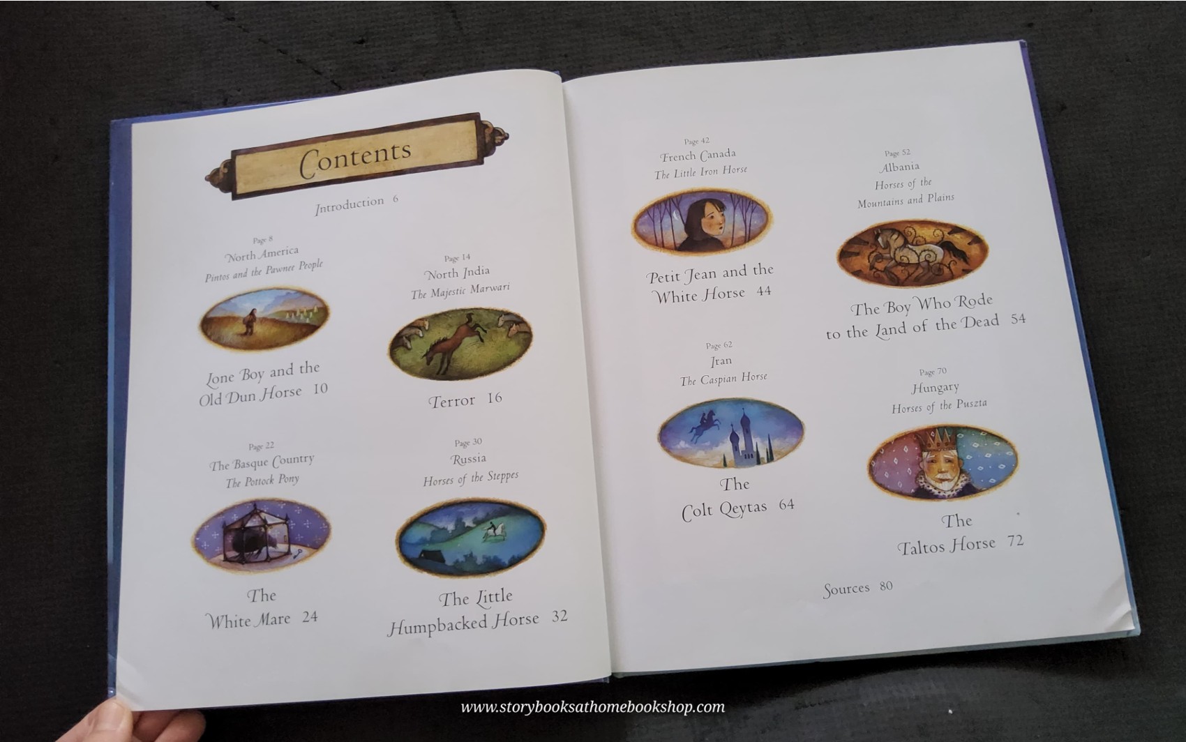 หนังสือนิทานปกแข็ง** 🍅🍓MAGIC HOOFBEATS FABULOUS HORSE TALES