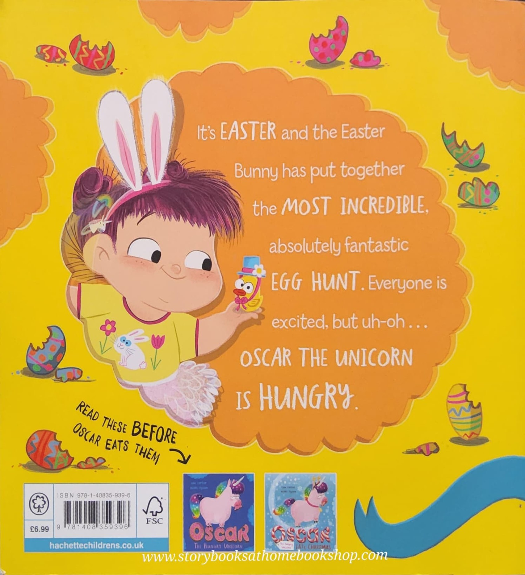 หนังสือนิทานปกอ่อน** 🍓🍓OSCAR THE HUNGRY UNICORN EATS FASTER🍅🍅