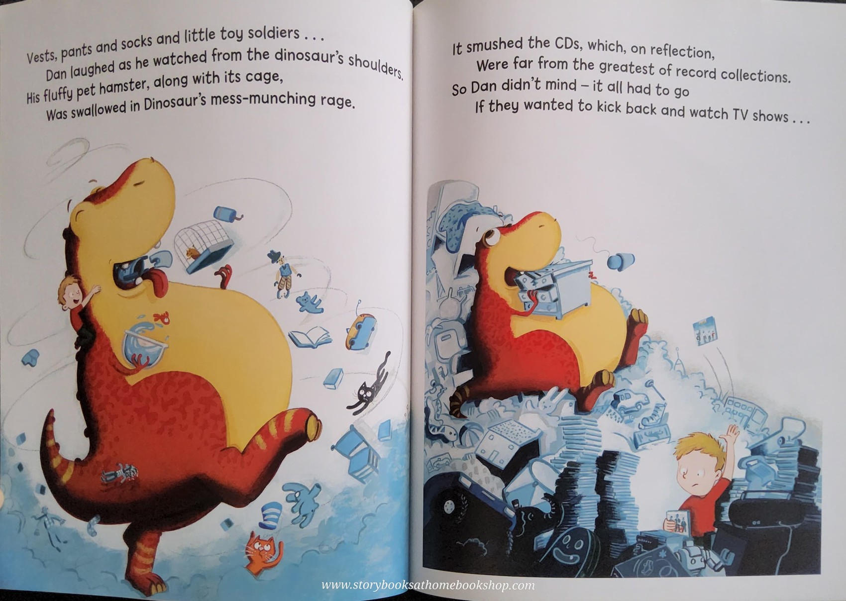 หนังสือนิทานปกอ่อน** 🍅🍅THE DINOSAUR THAT POOPED THE BE