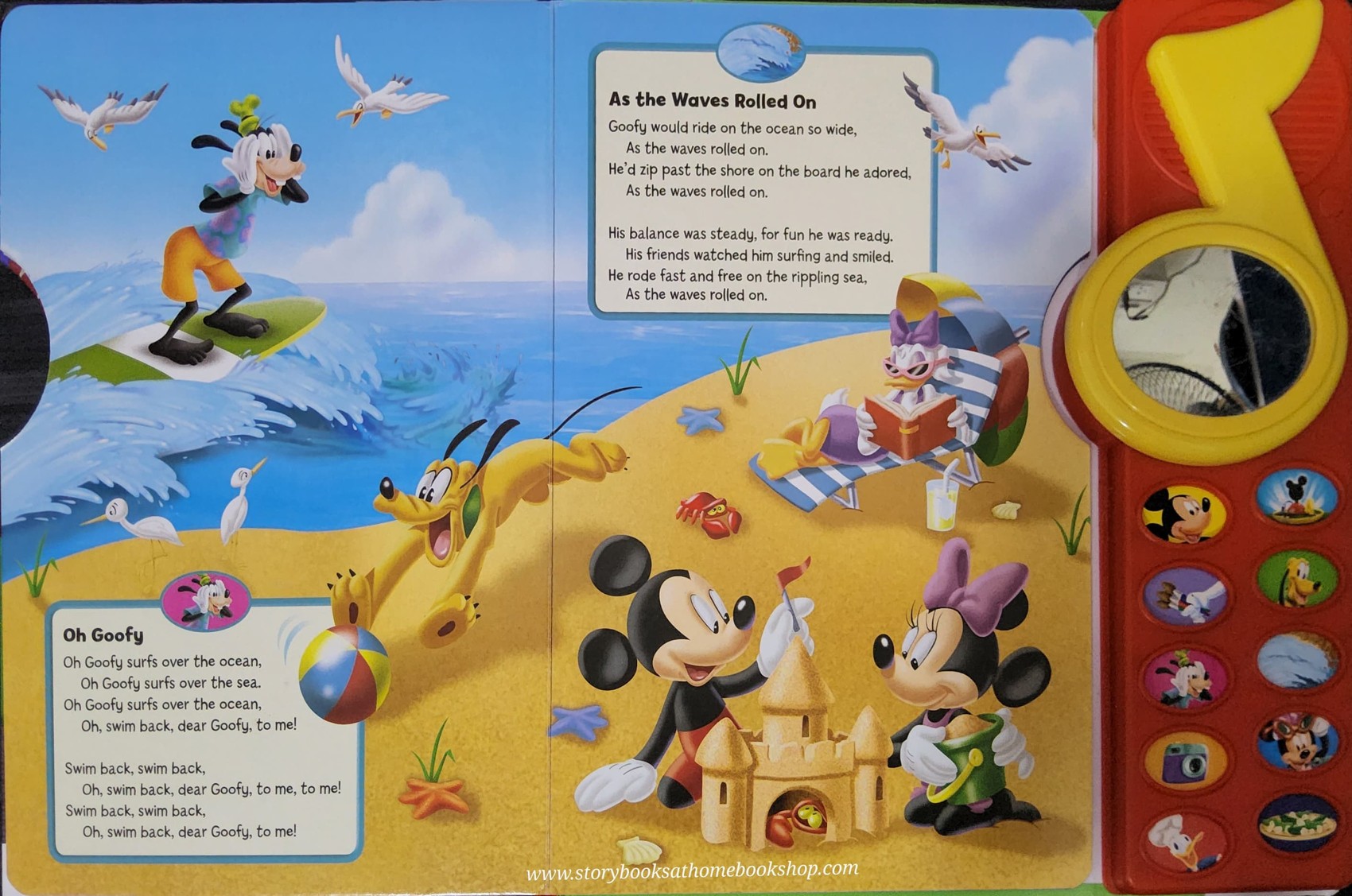 BIG SOUND BOARD BOOK** 🍅🍅DISNEY MICKEY MOUSE CLUBHOUSE SING-ALONG SONGS