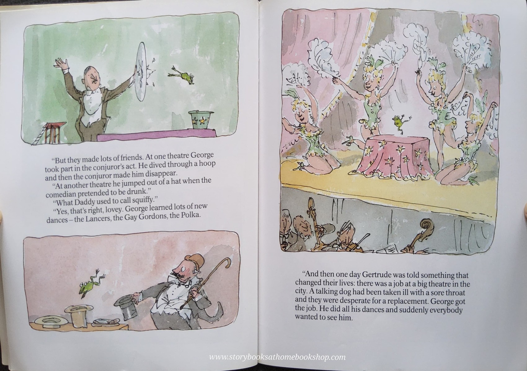 หนังสือนิทานปกอ่อน** 🍅THE STORY OF THE DANCING FROG BY QUENTIN BLAKE