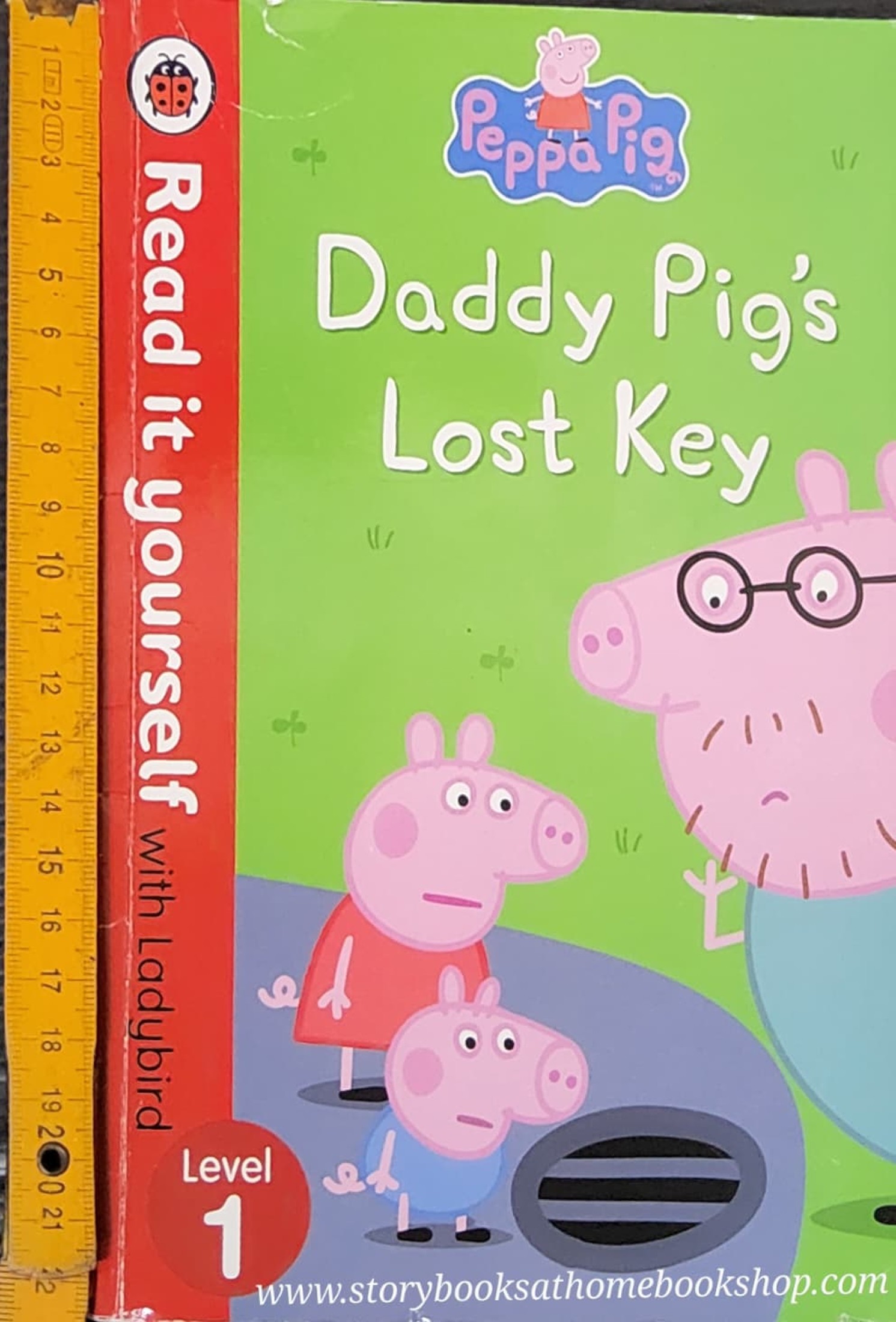 หนังสือนิทานปกอ่อน** 🍓🍓 READ IT YOURSELF LEVEL1:PEPPA PIG DADDY PIG'S LOST KEY