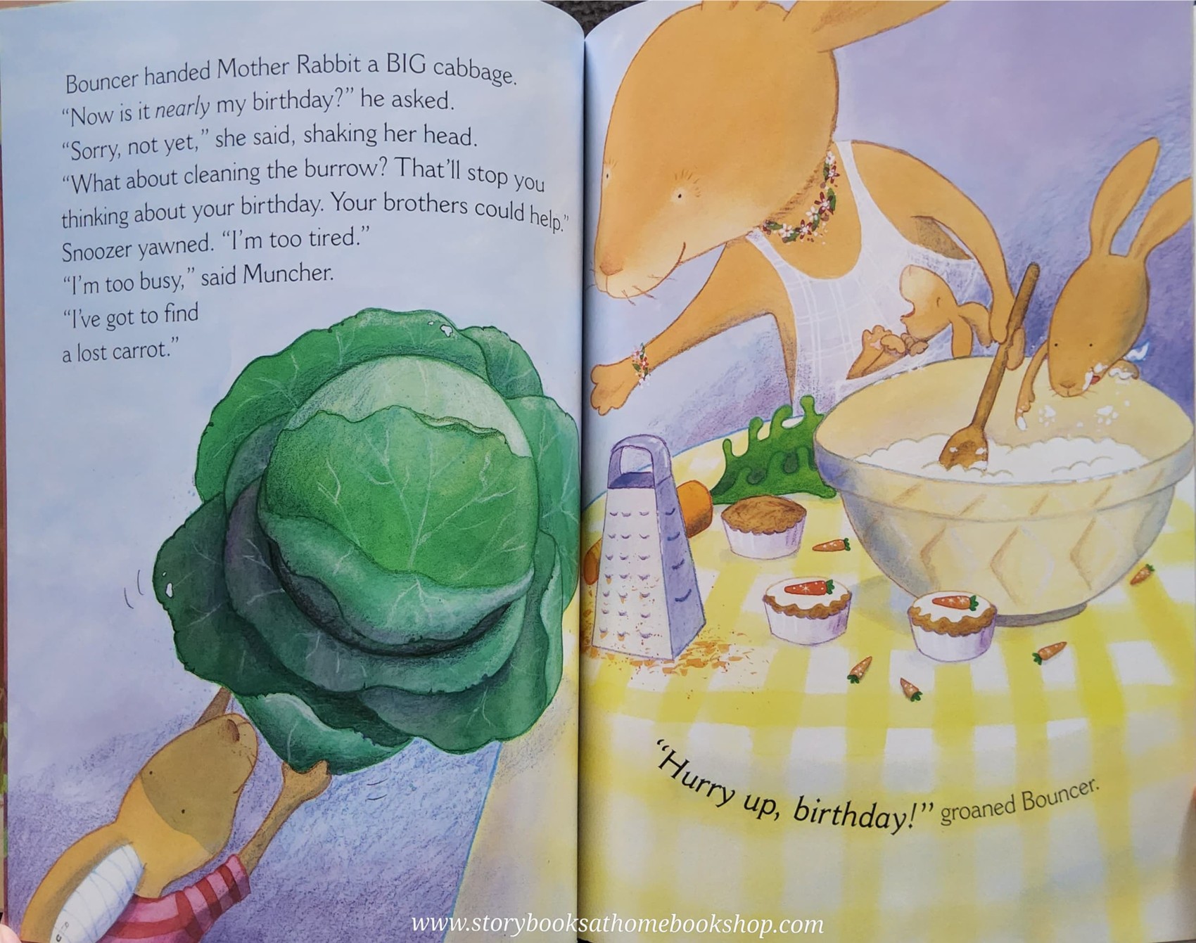 หนังสือนิทานปกอ่อน** 🍅🍓HURRY UP,BIRTHDAY! BY PAEONY LEWIS.SARAH GILL