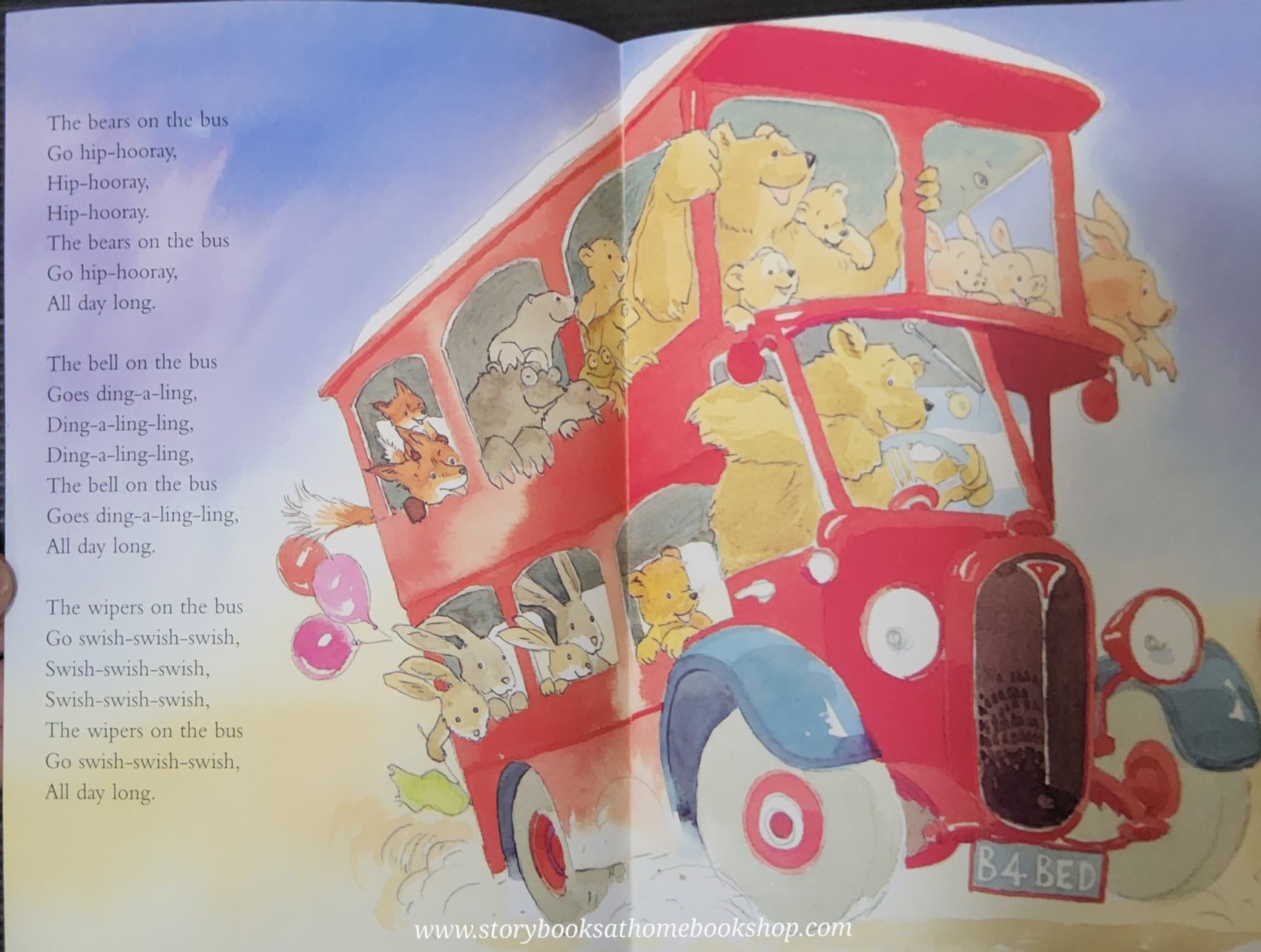 หนังสือนิทานปกอ่อน ** 🍅🍓BABY BEAR'S RHYMES TO REMEMBER BY JOHN PRATER