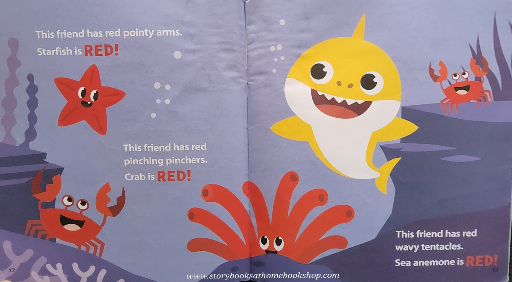 หนังสือนิทานปกอ่อน** 🍅🍓BABY SHARK AND THE COLOURS OF THE OCEAN