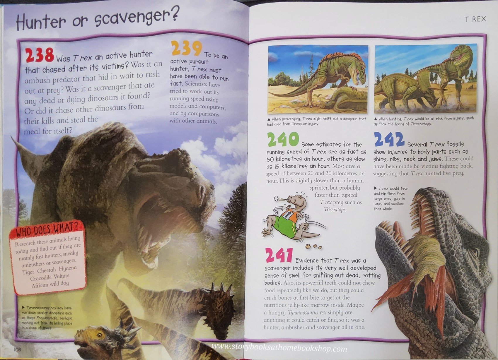 KNOWLEDGE BOOK** ♥️CHILDREN'S ENCYCLOPEDIA DINOSAURS AND PREHISTORIC LIFE