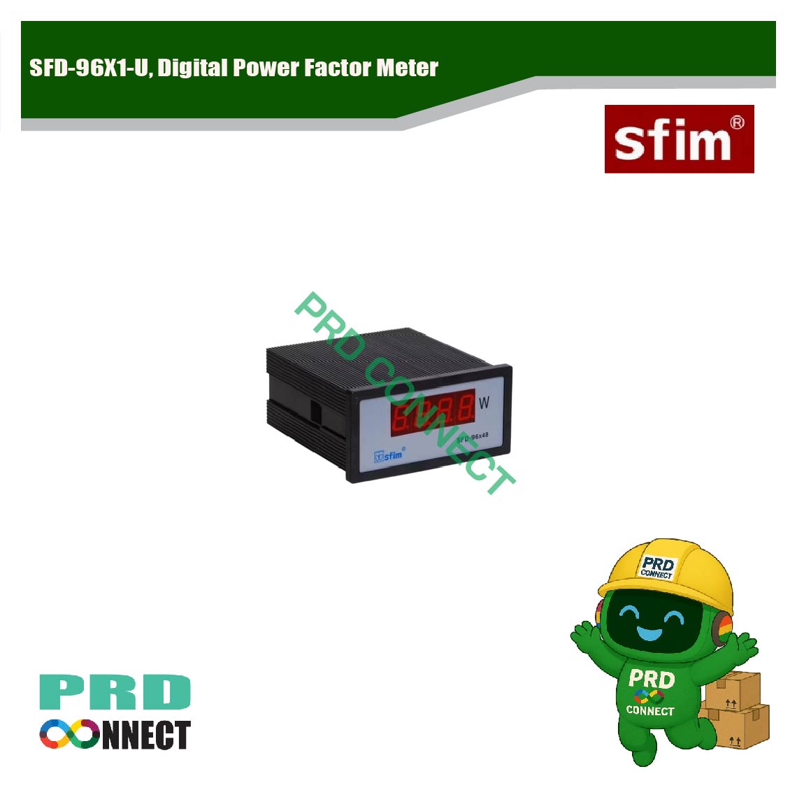 SFD-96X1-U, DIGITAL POWER FACTOR METER
