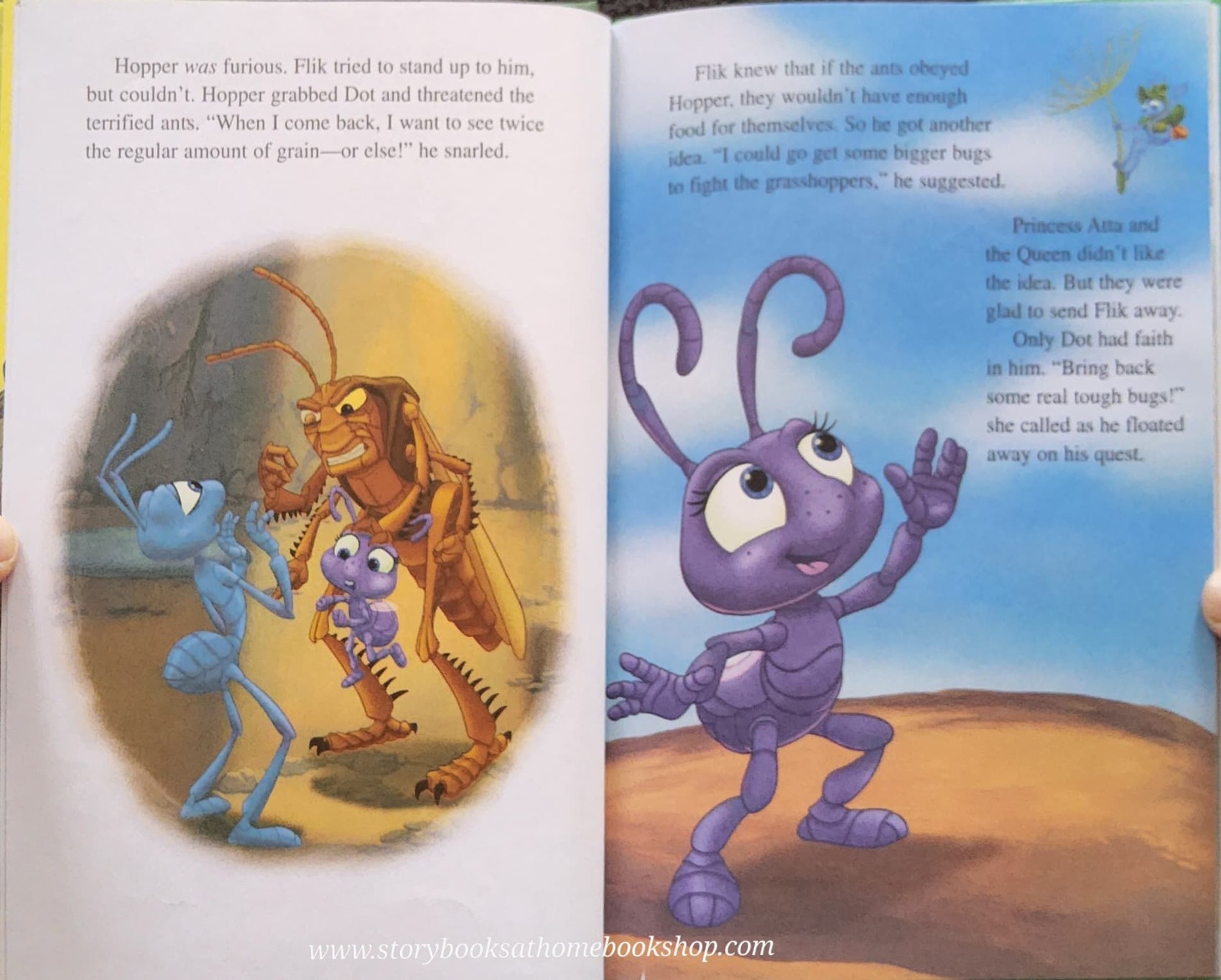 หนังสือนิทานปกแข็ง** 🍅🍅DISNEY PIXAR A BUG'S LIFE