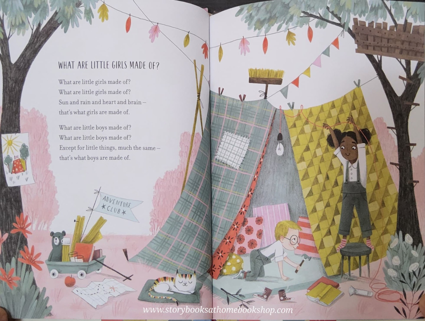 หนังสือนิทานปกแข็ง ** 🍓🍓WHAT ARE LITTLE FIRLS MADE OF?