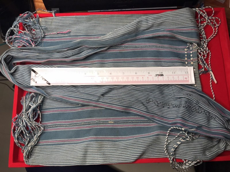 ย่ามสะพายใส่ของ มีรอยจารของหลวงปู่ครูบาชัยยะวงศา