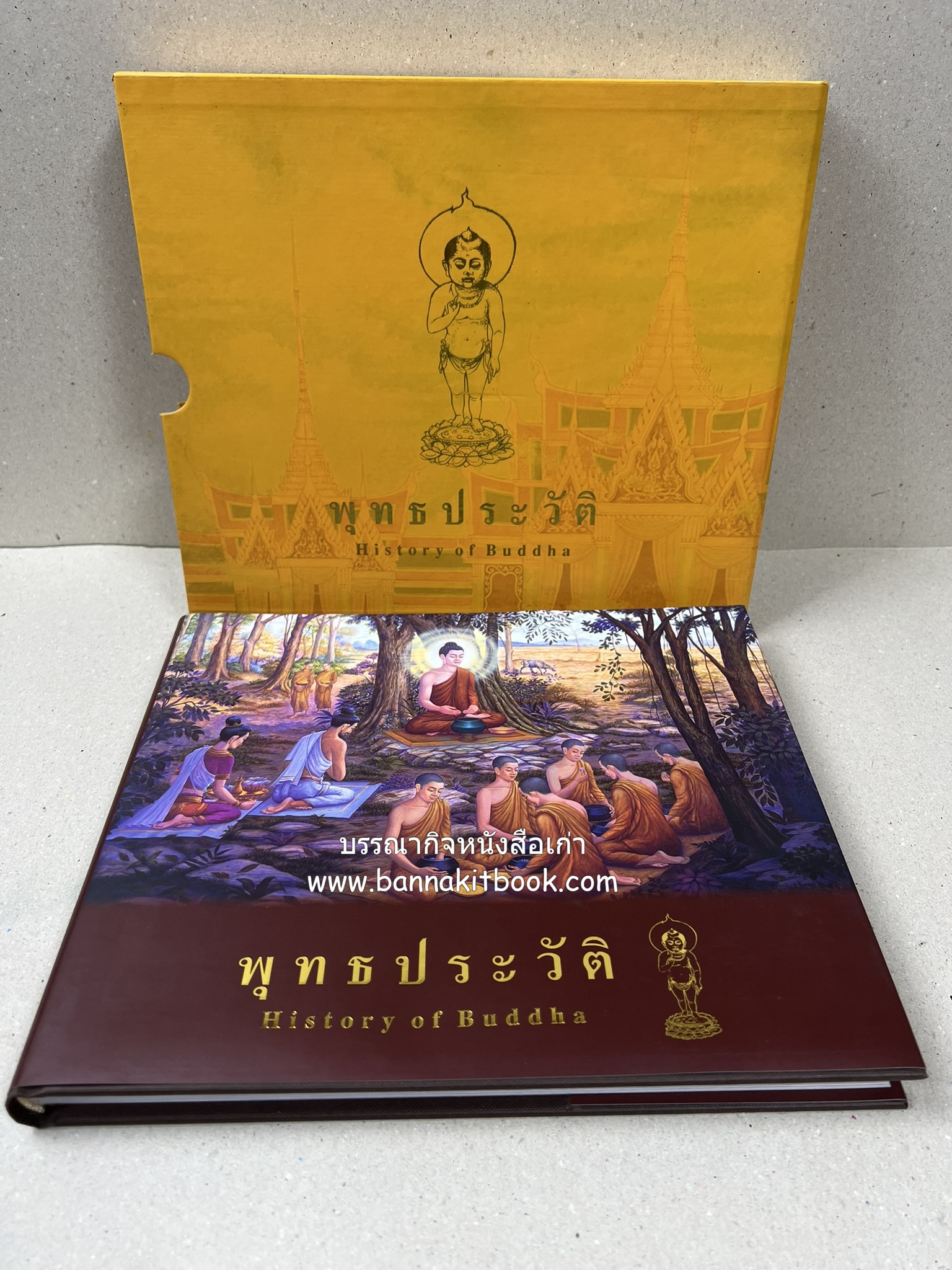พุทธประวัติ (History of Buddha) ภาพประกอบวิจิตร.