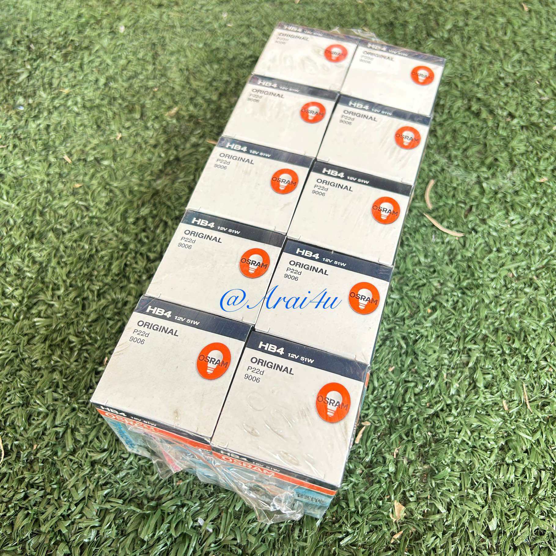 OSRAM หลอดไฟหน้า HB4 12V 51W 1 แพ็ค 10หลอด