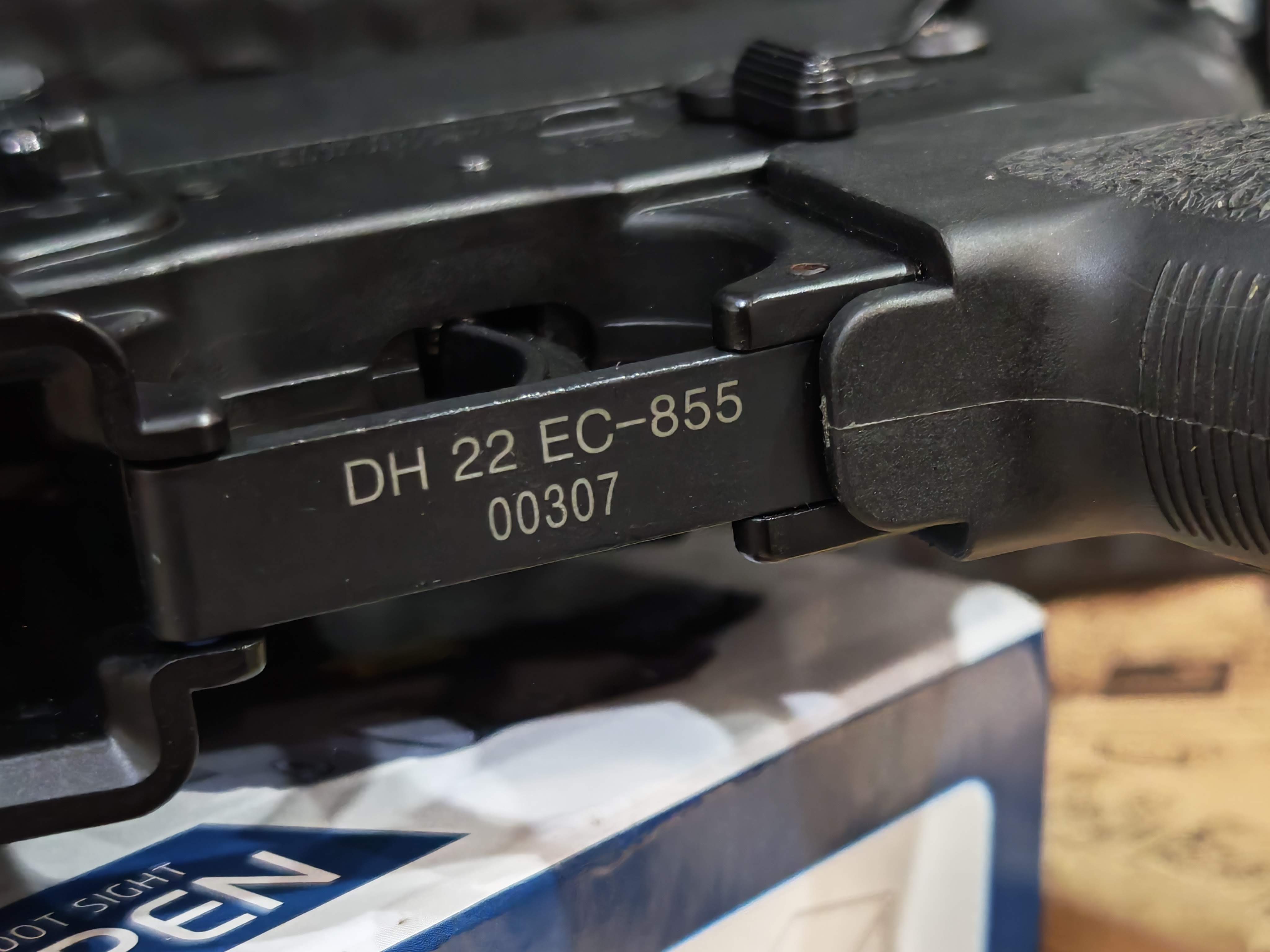 E&C 855 S2 John Wick2 TTI TR-1 M-Lok 13 บอดี้โลหะ พร้อมดอท PEQ AEG BB Gun บีบีกัน Airsoft Gun ปืนอัดลม ปืนยาวไฟฟ้า มือสอง