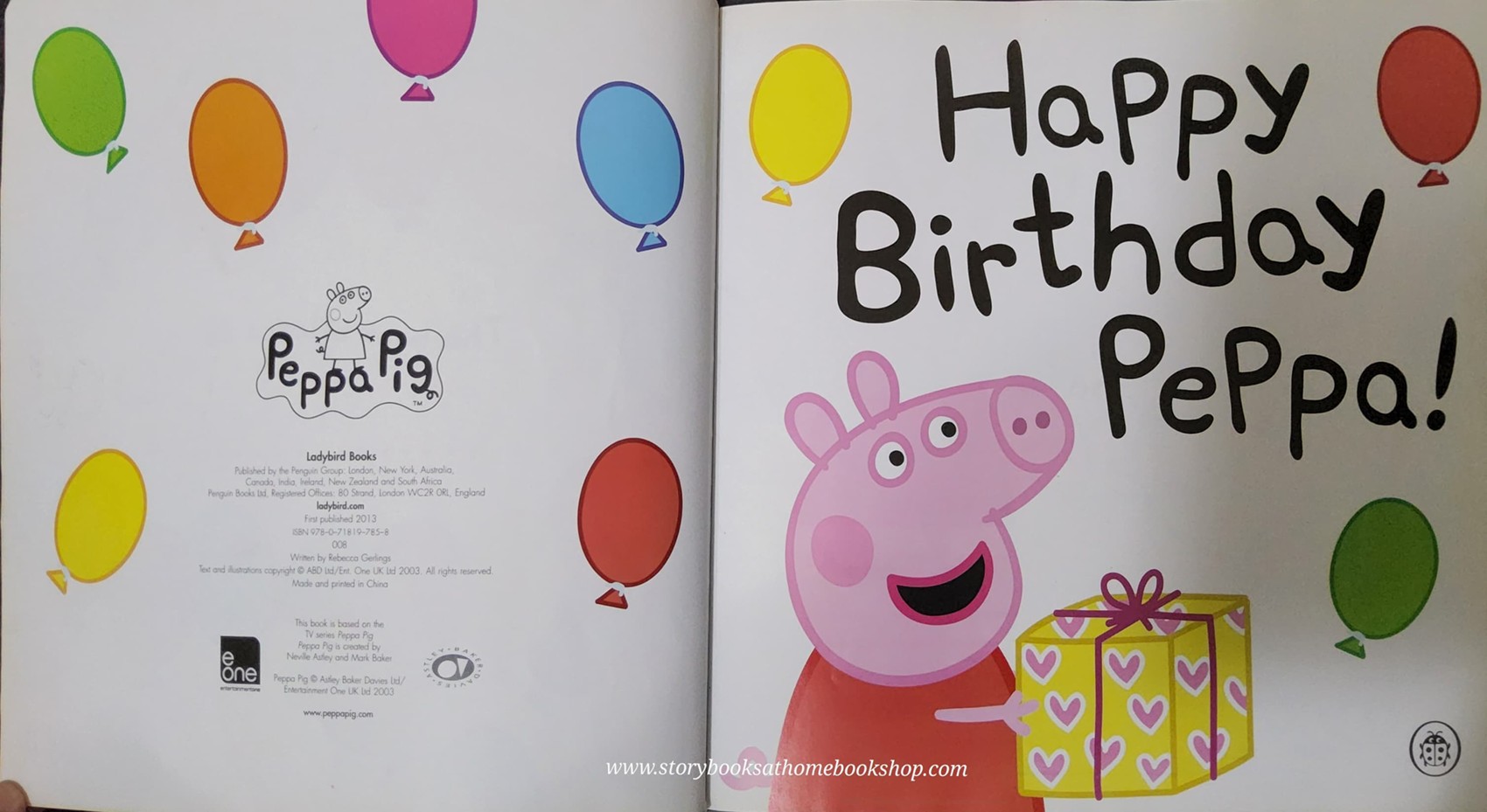 หนังสือนิทานปกอ่อน ** 🍅🍓PEPPA PIG HAPPY BIRTHDAY PEPPA!