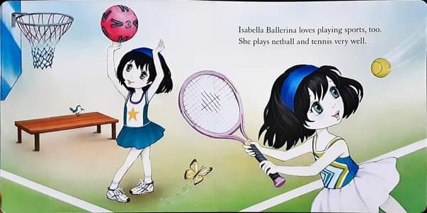 BOARD BOOK หนังสือนิทานเด็ก ภาษาอังกฤษ 🍅🍓 Isabella Ballerina/Used สภาพ 80-90%