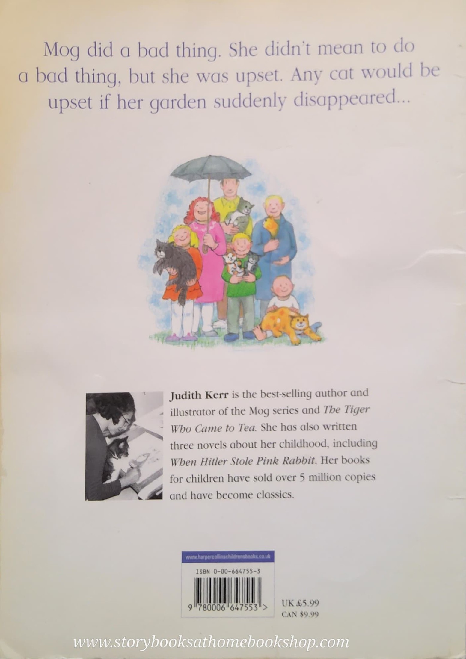 หนังสือนิทานปกอ่อน** 🍅🍓MOG'S BAD THING BY JUDITH KERR