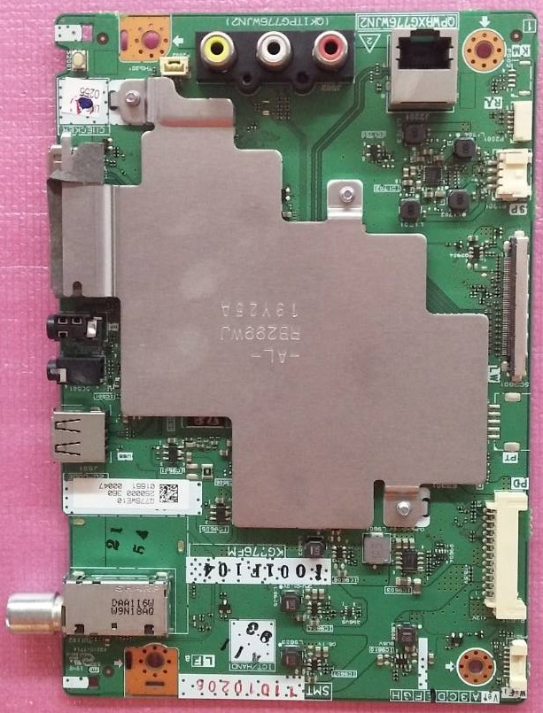 เมนบอร์ดทีวี ชาร์ป SHARP อะไหล่แท้/มือสองถอดจากเครื่องพร้อมใช้งาน ใช้กับรุ่น 4T-C50AH1X 4T-C50AH8X พาร์ท QPWBXG776WJN2