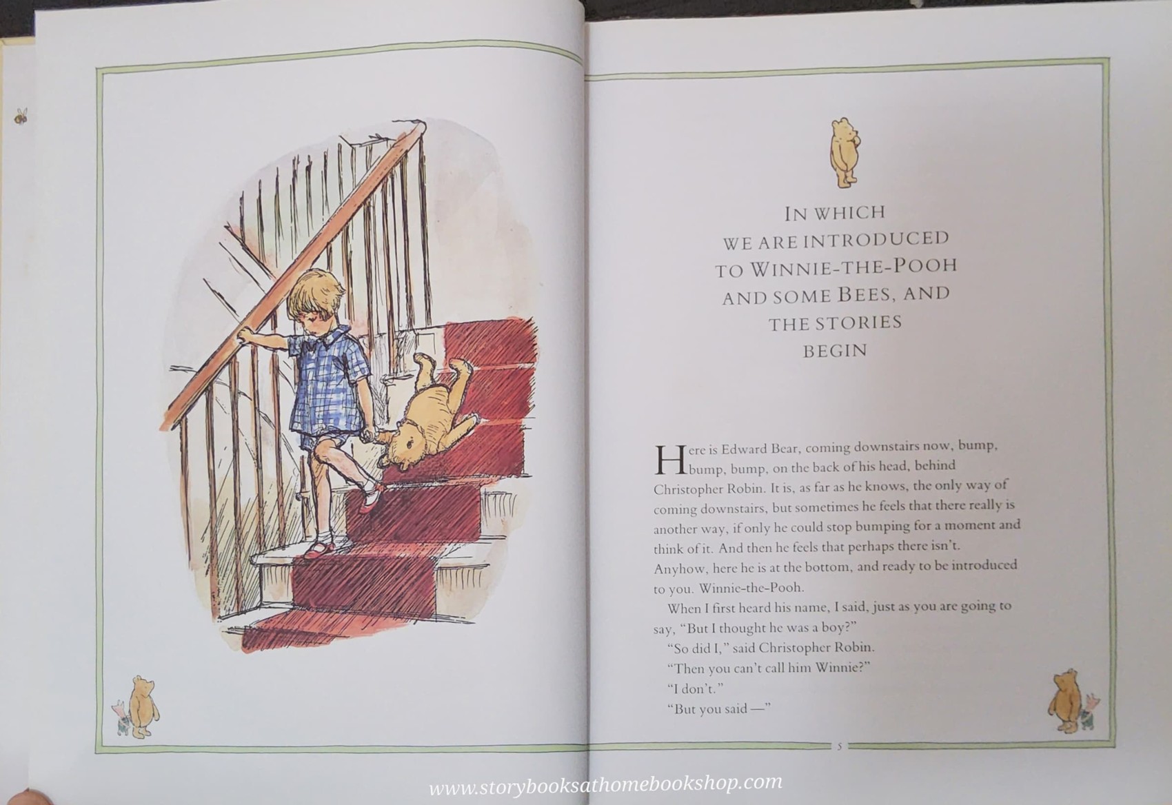 หนังสือนิทานปกแข็ง** 🍅STORIES OF WINNIE THE POOH WITH FAVOURITE POEMS BY A.A.MILNE