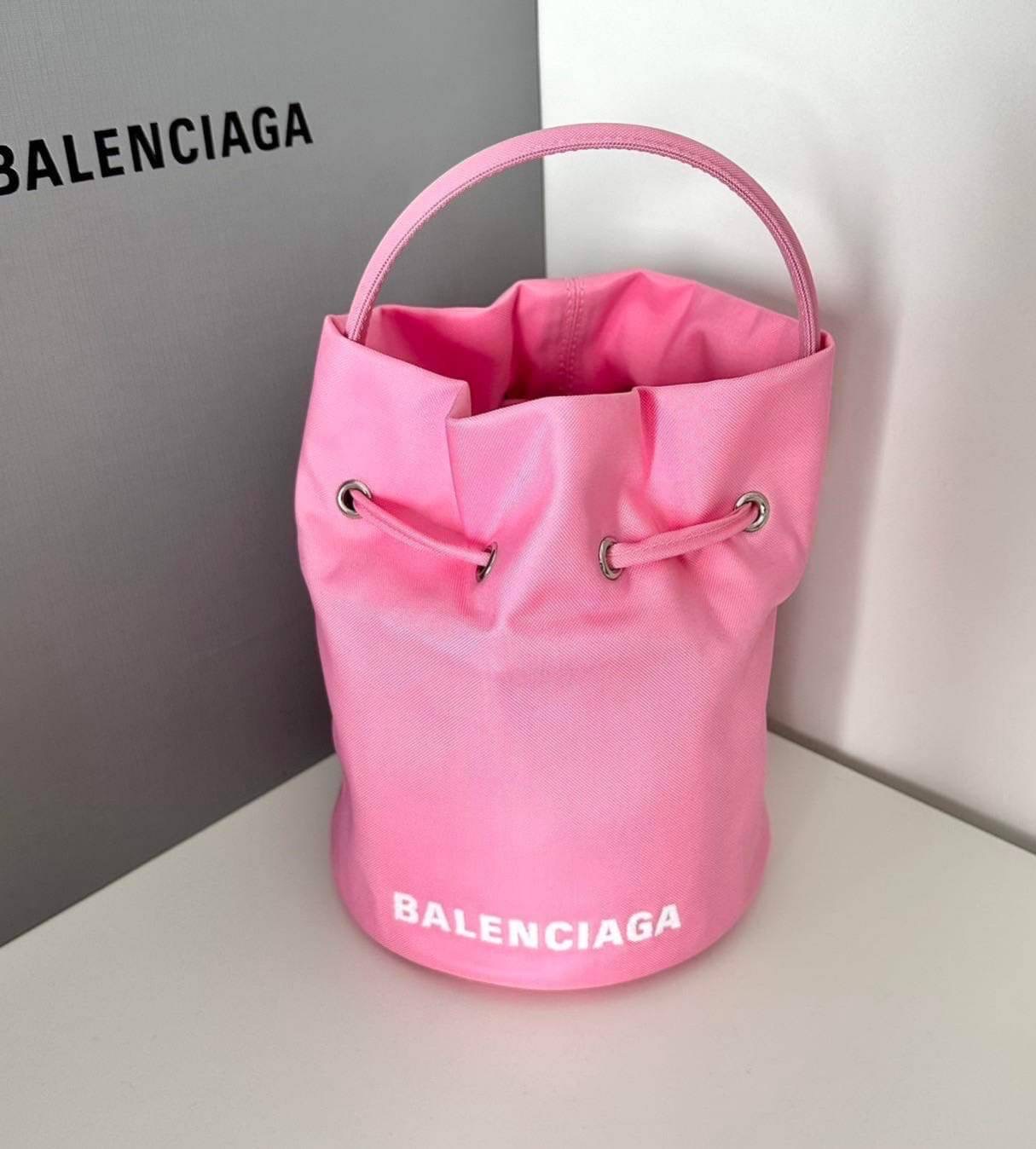New Balenciaga Bucket Bag ถุงผ้า การ์ด ถุงกระดาษ สายยาว