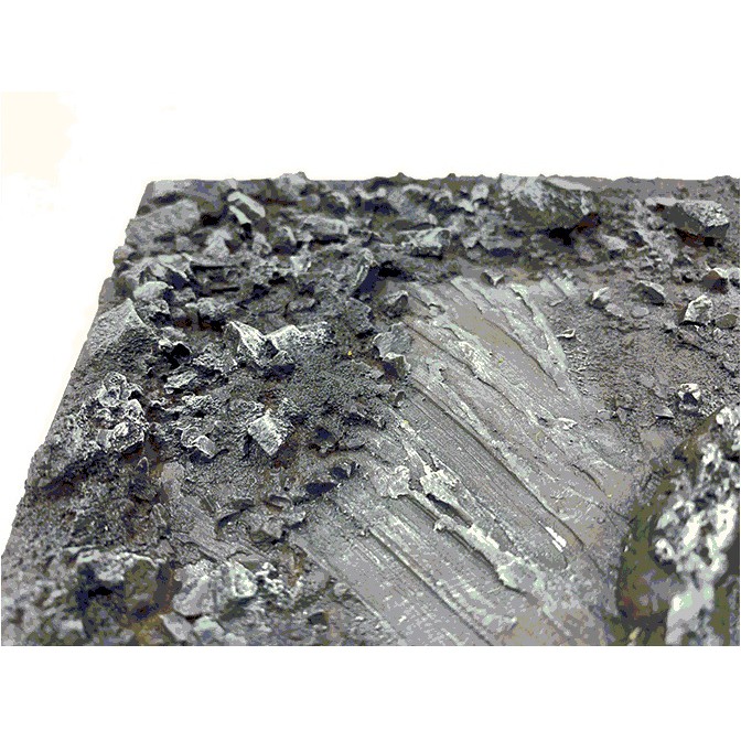 ฉากพื้นผิวดวงดาว ไดโอราม่า งานเรซิ่น GK Resin Diorama Planet Ground