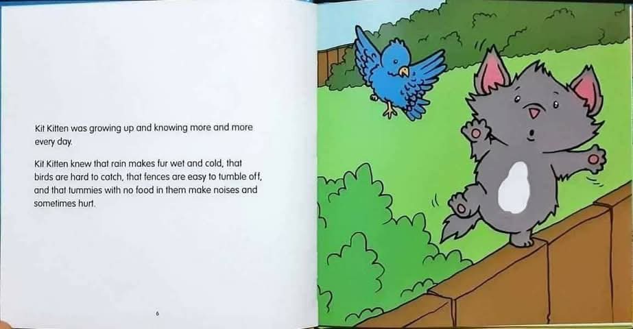 หนังสือนิทานปกแข็ง** 🍅🍓 KIT KITTEN AND THE TOPSY-TURVY FEELING