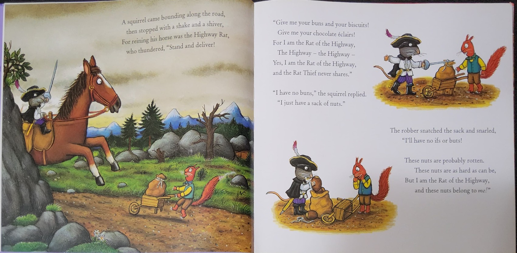 หนังสือนิทานปกแข็ง** ♥️THE HIGHWAY RAT BY JULIA DONALDSON AND AXEL SCHFFLER