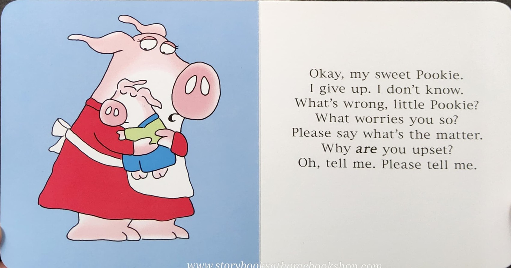 BOARD BOOK** 🍅🍓WHAT'S WRONG,LITTLE POOKIE BY SANDRA BOYNTON