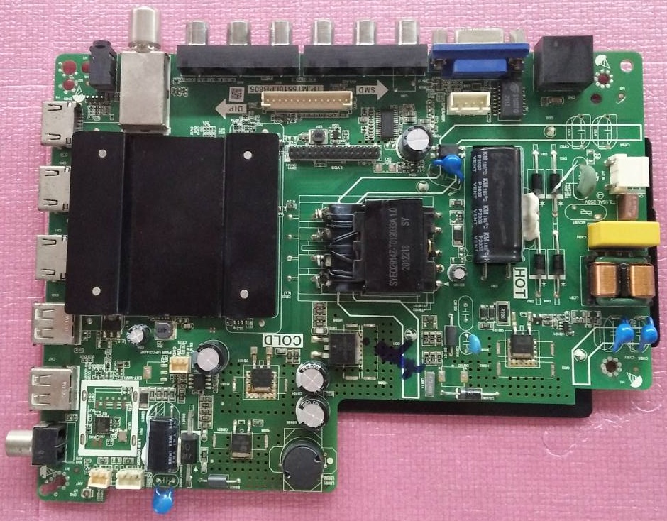 เมนบอร์ดเวิล์ดเทค WORLDTECH อะไหล่แท้/มือสองพร้อมใช้งาน รุ่นWT-LED4001 พาร์ทTP.MT5510I.PB805 ทีบาร์ T390XVN02.0