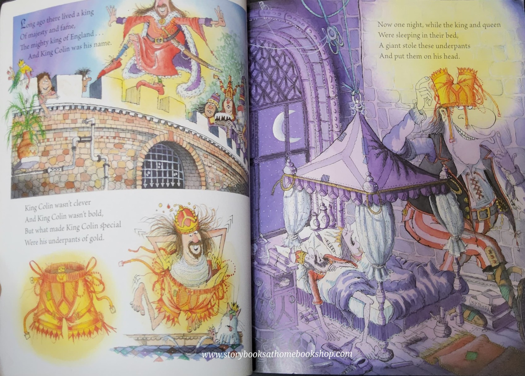 หนังสือนิทานปกอ่อน ** 🍅🍓 SIR SCALLYWAG AND THE GOLDEN UNDERPANTS BY GILES ANDREAE&KORKY PAUL