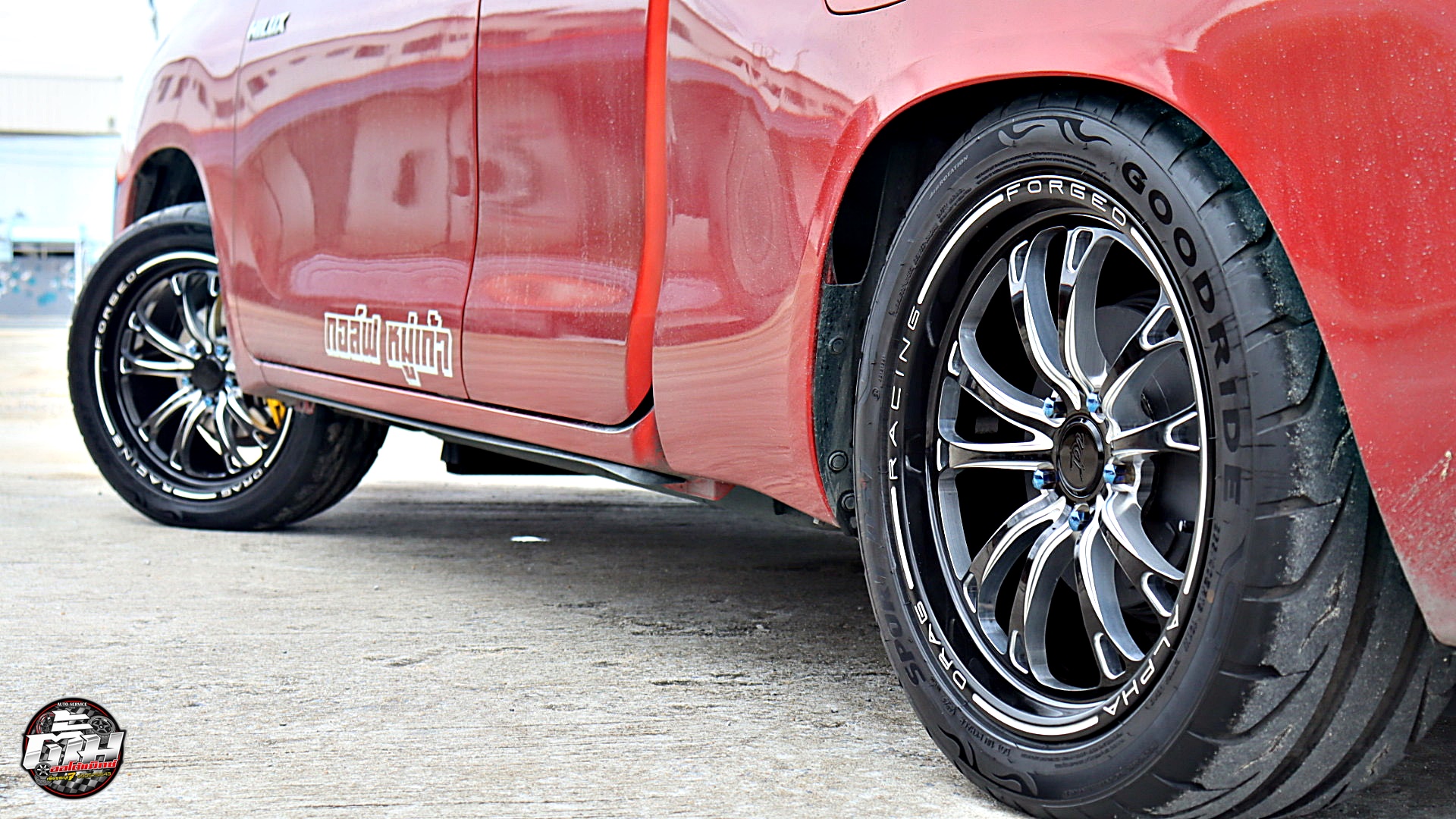 TOYOTA REVO เปลี่ยนล้อแม็กซ์ D2 V SERIES ขอบ18นิ้ว