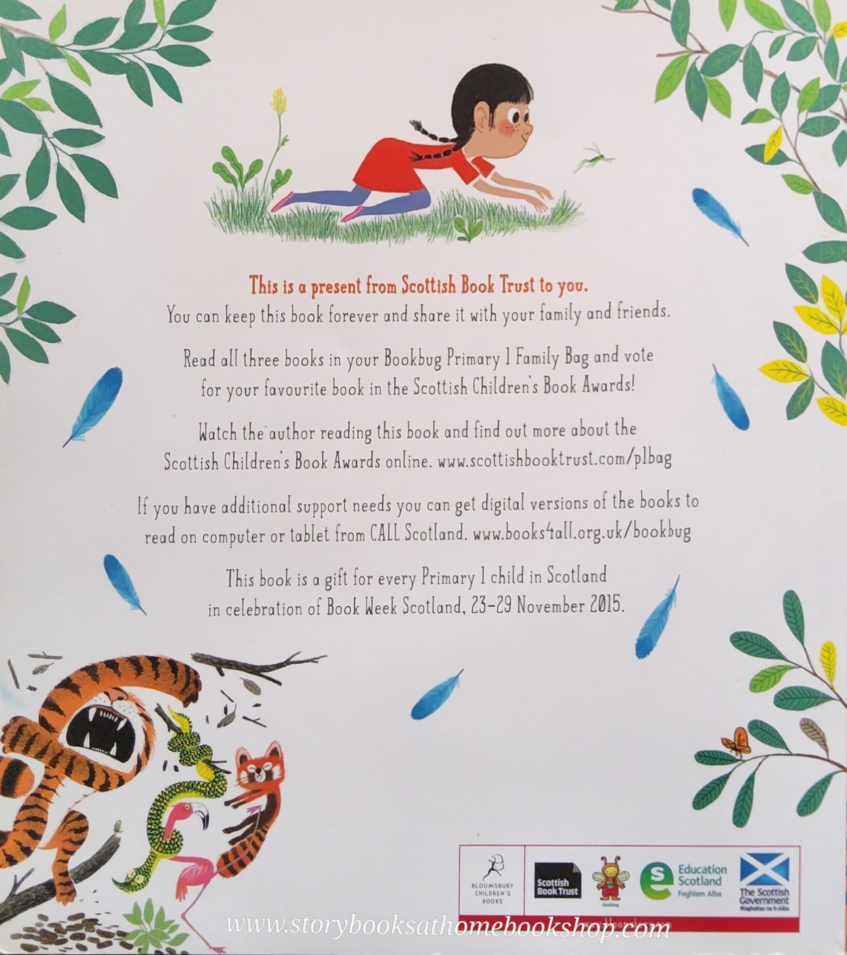 หนังสือนิทานปกอ่อน** 🍅🍅NEVER TICKLE A TIGER BYPAMELA BUTCHART