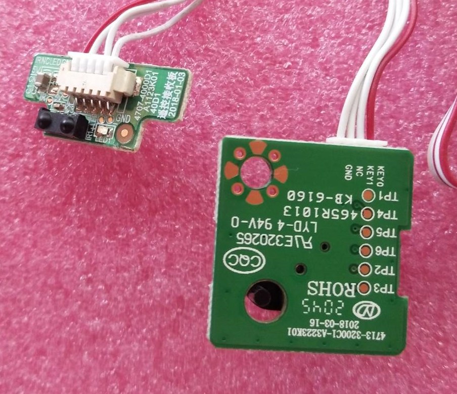 ตัวรีบรีโมทย์/คีย์ทัช ชาร์ป SHARP ของแท้มากับเครื่อง รุ่น2T-C32CC1X 4T-C50CJ2X